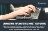 Embrace Your Imperfections to Perfect Your Writing