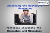Unlocking The Mystery of Headaches