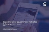 Challenging an oxy-moron: beautiful local government websites