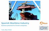Spanish Maritime Industry_presentation at Navigate fair in Turku, May 2016