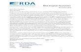 RDA English Newsletter November 2016