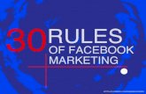 30 rules of Facebook marketing