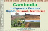 Presentation cambodia indigenous peoples rights to ltr 2014
