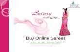 Buy Latest Aari Work Sarees Online From Luxurionworld