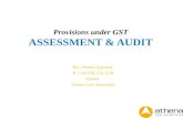 Provisions related to Assessment, Audit, Demand and Recovery under GST