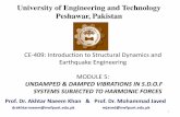 Module 5  (CE-409: Introduction to Structural Dynamics and Earthquake Engineering)