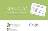 Mobile CRO - The psychology behind selling to thumbs