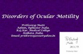 Diseases of ocular motility