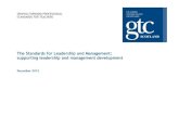 The Standards for Leadership and Management: supporting ...