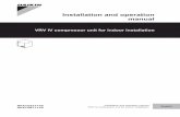 Daikin VRV IV-i Installation and operation manual