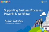 Supporting Business Processes using Power bi & Workflows