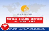 Medical Billing Services for Urgent Care Centers by Sun Knowledge