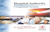 Hospital Authority Complaints System