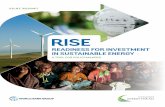 READINESS FOR INvEStmENt IN SuStAINAblE ENERGY
