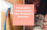 Preventive Mastectomy: One Woman's Journey