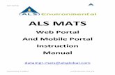 MATS Web Portal Instruction Manual