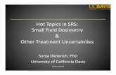 Hot Topics in SRS: Small Field Dosimetry & Other Treatment ...