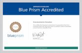 Blue Prism Developer Accreditation Certificate - Sivaramachandru Sivasankar Cognizant Technology Solutions