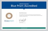 Blue Prism Developer Accreditation Certificate - Romel Dumusmog