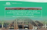 Consultation on the development of Samoa Culture Centre, Apia ...