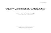 Rochem Separation Systems, Inc. Disc Tube™ Module Technology