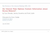 Do Interest Rate Options Contain Information about Excess Returns?