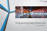 Programming help online   corporate presentation