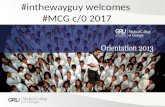 Mcg social media orientation 2017