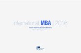 Pedro Martins | IE Business School | IMBA 2016