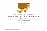 Devin's Food Delivery Marketing Plan