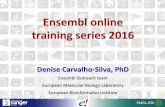 Genes and Transcripts: Ensembl Online Webinar series