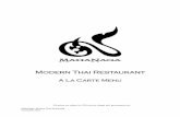 MahaNaga Restaurant in Bangkok - Discover Menu