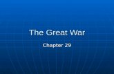 Chapter 29 WWI