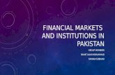 Financial markets and institutions in Pakistan