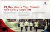 19 Questions You Should Ask Every Supplier
