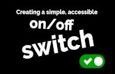 Creating a Simple, Accessible On/Off Switch