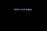 Civil Rights Events of the 1950s