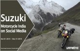 Suzuki Motorcycle India Social Media Analysis Q4 2015