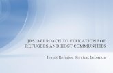 S2 approaches to education for refugees as well as host communities jrs