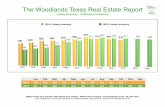 The Woodlands TX - Listing Inventory Month-By-Month | October 2016