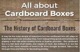 All About Cardboard Boxes