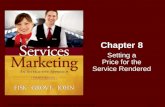 Chapter 8 Setting Price for a Service Rendered