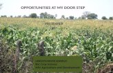 Opportunities At My Door Step