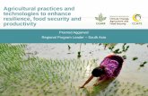 Agricultural practices and technologies to enhance resilience, food security and productivity