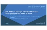 A DevOps adoption playbook- achieving business value at scale
