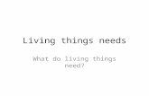 Living things needs1