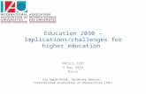 Education 2030 - What are the implications for higher education?