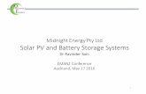 Solar PV and Battery Storage Systems