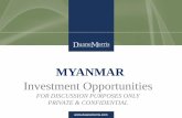 Myanmar -  Investment Oppoturnities