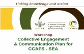Overview of the Collective Engagement and Communication Plan for CCAFS-SEA